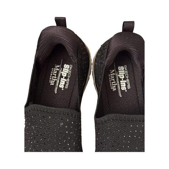 Sketchers Hand Free Martha Stewart Slip-Ins. Black, Silver And White. - Picture 6 of 9